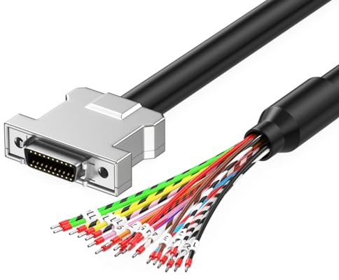 Qsvbeeqj SCSI - Cavo singolo, femmina, 28 AWG per registratori di registrazione, scanner, dischi rigidi CN14P CN20P CN26P CN36P CN50P CN68P
