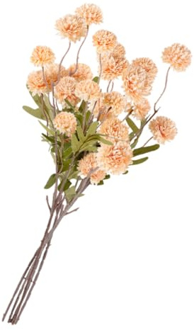 FUNOMOCYA 5pezzi Dente Leone Finto Fiori Artificiali in Plastica Adatti Per Vaso Decorazione Domestica
