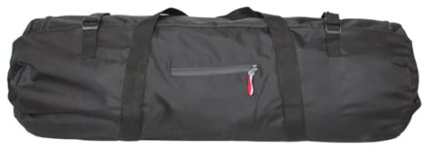 YilinkMart Zelttasche Aufbewahrungsstasche,Oxford wasserdichte Zelttasche Universal Zelt Stangen Pack Tasche Camping Gestänge Große Kapazität Aufbewahrungstasche Für Zelt Organizing (Schwarz, 110cm)