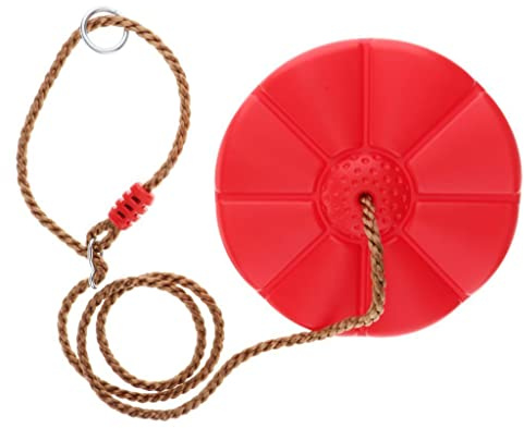 FQRDKT Kinder Schaukel Klettern Seil mit Plattformen, Disc Schaukel, Outdoor Indoor Schaukeln Und Schaukel Set Zubehör,