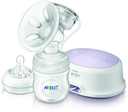 Philips Avent SCF330/20 Komfort-Handmilchpumpe mit Naturnah Flasche