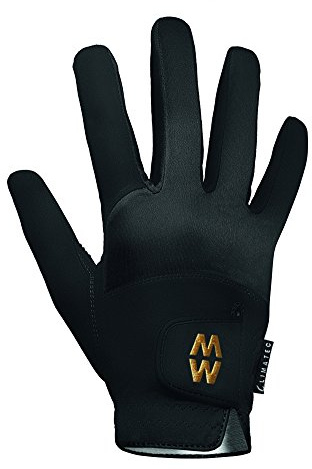 Macwet Men's & Women's 1 Pair Short Climatec Sports Gloves 7 Black