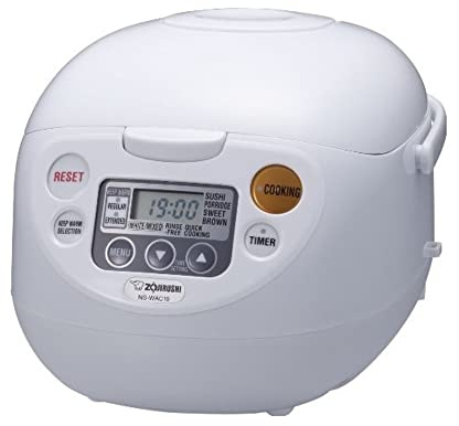 Zojirushi NS-WAC10-WD 5.5-Cup (Uncooked) Micom Rice Cooker and Warmer