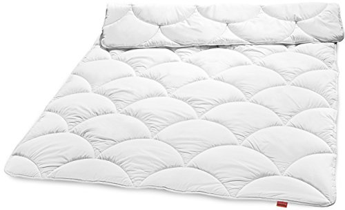 sleepling Sommerdecke 220x240 cm, leichte Sommer Bettdecke, Bezug aus recycelten Plastikflaschen, Steppdecke, Sommerbettdecke 220 x 240 cm, dünne Decke, Made in EU, Oeko-Tex, waschbar bis 40 Grad