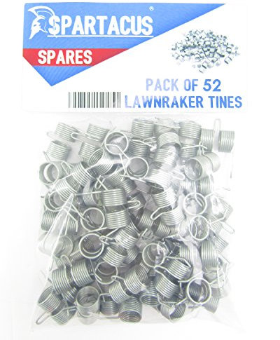 Spartacus 52 x Replacement Lawn Raker Scarifier Tines Tynes For Atco F016T47920