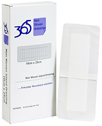 365 36590003 Inseln Vlieskompresse, 10 x 15 cm, 50 Stück