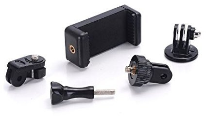 Octo Mounts Universal Smartphone Holder Adapter Kit. Compatible with Any Tripod, Action Mount or GoPro Mount Accessory. Compatible with iPhone, Samsung Galaxy, Android, BlackBerry, Pixel, and HTC