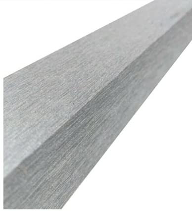 WPC Winkelleiste Abschlussleiste Abdeckleiste 10€/lfm Terrassendielen Leiste 48x48mm Terrassendielen Abdeckung (145cm x 4,8 x 4,8, hellgrau)