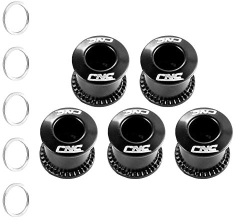 CNCLOL Kettenblattschrauben, M8 Singlespeed, Doppel Chainring Bolts,Schwarz