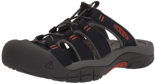 KEEN Herr Newport stängd tå slip on glidsandaler, Himmelkapten/Bombay brun, 10.5