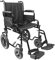 PEPE Mobility Fauteuil Roulant Pliable Léger de Transfert (Cadre en Acier Robuste), Chaise Handicapé, Adulte Acier, Transit