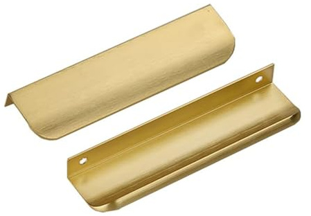 Ndjiloik 10 st osynliga möbelhandtag, lådhandtag, garderobshandtag, total längd 150 mm