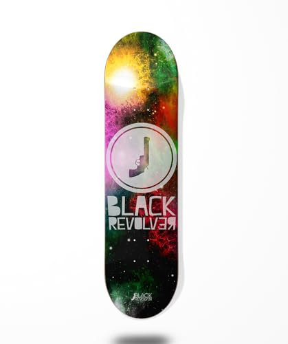 Skateboard Skateboard Deck Board Black Revolver Space Circle 8.375