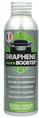 GRAPHENE BOOSTER® - Additif Huile Moteur Economiseur de Carburant - Hyper-Lubrifiant - Dose 100ml