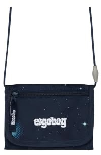 ergobag Brustbeutel | Für Kinder mit Kleingeldfach, Sichtfenster, Klettverschluss und Umhängeband, ideal für Ausflüge, Schule und unterwegs