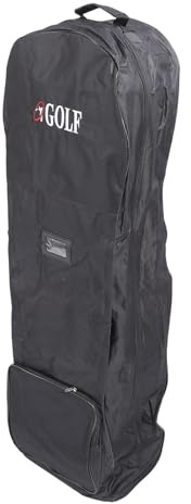 Reisetasche mit Rollen, Golfbag Oxford-Gewebe Golftasche Golfschlägertasche Leise Rollend für Flugreisen