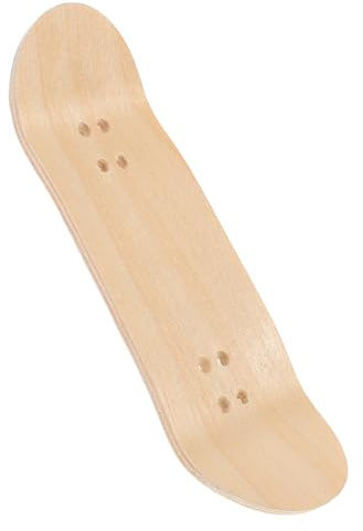 KOMBIUDA Fingerboard Deck Aus Ahornholz 34mm Ersatz Holzgriffbrett Für Finger Skateboard Mit Werkzeugset Für Teens Und Selbstgemacht Fingerboards Skatepark Trickbrett