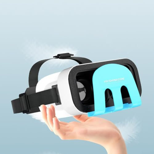 Getdoublerich Switch VR Brille - 3D Stereo HD VR Headset für Nintendo Switch - Weiß