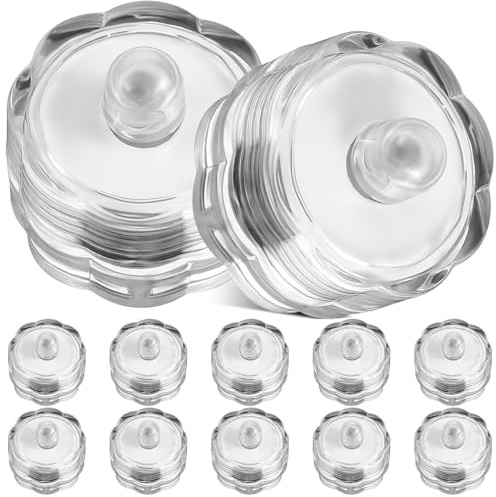 OSALADI 12 Pcs Battery Operated Led Tea Lights Color-Changing Flickering Tealight Candles for Wedding Party Home Decor Flameless Candle Lights