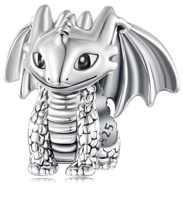 Charms de dragones voladores para pulseras Pandora, colgantes de animales de plata de ley 925, regalo de joyería para mamá y papá