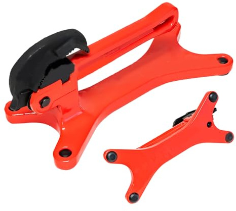 Morsa per tubi in alluminio portatile, ganasce caricate a molla con base, attrezzo multifunzionale per attrezzi in ferro resistente, morsetto in metallo per legno e ferro, 27 x 11,5 x 12,5 cm