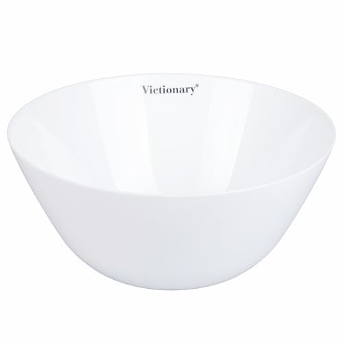 Villa d'Este Home Tivoli 1996 Victionary - Juego de 3 ensaladeras redondas de 24 cm de vidrio opalino