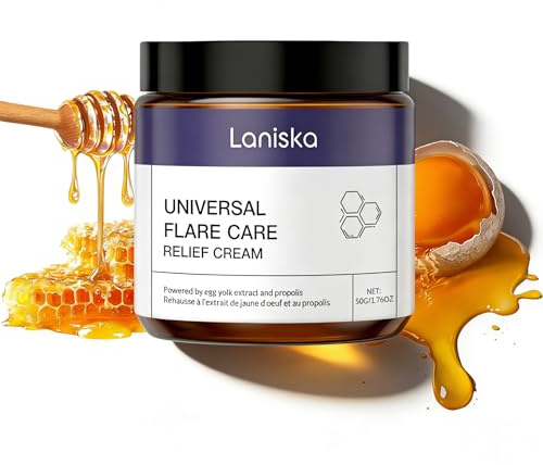 Universal Flare Care Relief Cream | Drawing Salve for HS, Boils, Cysts, Hemorrhoids, Abscess | Anti-Chafing, Wound Care, Soothes Redness, Itching Skin &Inflammation, w/Propolis & Egg Yolk Extract