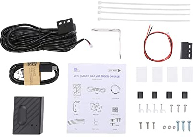 WiFi smart switch garage dörrkontroll kompatibel garagedörröppnare smart telefon fjärrkontroll; tidsfunktion (typ B)