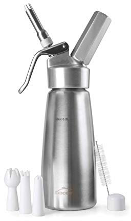 Lacor - 68405 - Sifon De Crema Inox.Cabezal Aluminio 1Litro