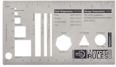 Mercer Culinary Mercer Rules Culinary Ruler, Mini