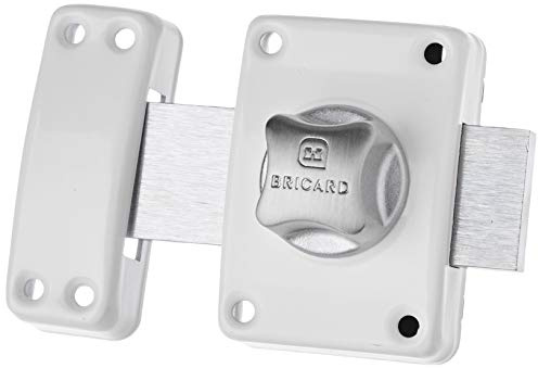Bricard 1954 Verrou Alpha à bouton Cylindre 45 mm ø 22 mm Blanc