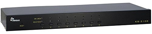 Inter-Tech 88887164 IPC KVM Switch KS-3108 Rackmount