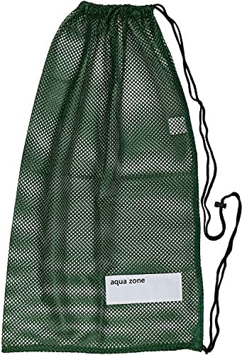 Sac d’équipements sportifs à mailles avec cordon pour la baignade, plage, plongée, voyage, gym, Green