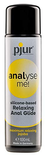 pjur analyse me! Relaxing - Silikon-Gleitgel für komfortablen Analsex - extra lange gleitfähig - mit Jojoba (100ml)