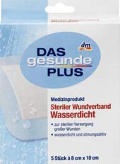 DAS gesunde PLUS Steriler Wundverband wasserdicht, 1 x 5 St Medizinprodukt