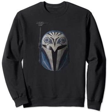 Star Wars The Clone Wars Bo-Katan Helmet Distressed Sweatshirt