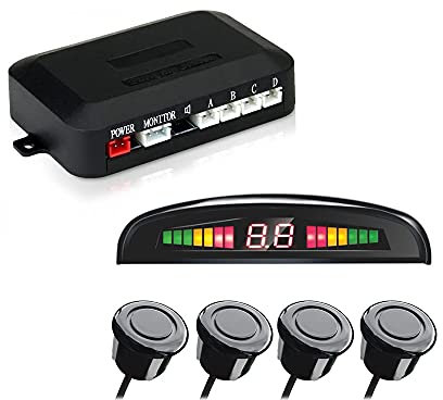 Auto Parken Ultraschall Sensoren LED Distanzanzeige mit Ton Warnung für Fahrzeug LKW Van + 4 Parksensoren