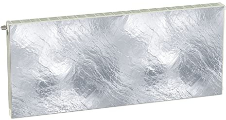 Magnet Heizkörperverkleidung Heizkörperabdeckung Grau Textur 140x60 cm Heizung Abdeckung Verkleidung Magnetische Abdeckmatte Kühlschrank aus Einem Flexiblen Magneten Digitaler Aufdruck