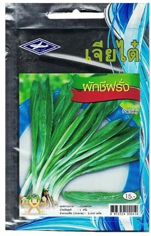 Chia Tai, Graines de Jardin, Persil Long Thai, 2800 graines