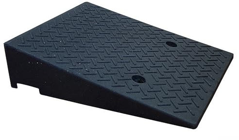 Tragbare Auffahrrampe – Robuste Schwellenrampe, Gehweg, Roller, Fahrrad, Motorrad, Rollstuhlmobilität (Size : 19.5X23.6x4.3in)