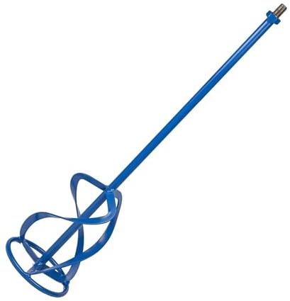 Skimflex Mixing Paddle – Paddle Mixer, Mixing Paddle for Drill, M14 Mixer Paddle for Plaster, Mortar, Paint, Cement – Dual Helix, Powder-Coated, Anti-Rust, 120mm (4) Tool Attachment
