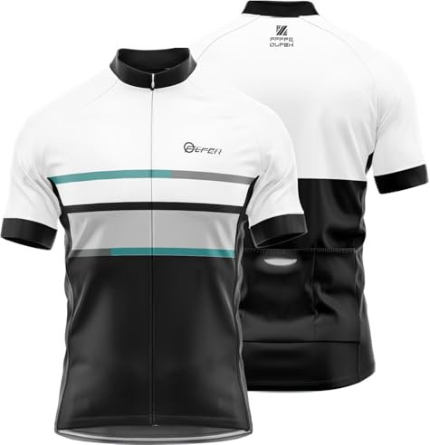 Herren Radtrikot Kurzarm Radtrikot Herren, Fahrradbekleidung Fahrrad Trikot T Shirt für Männer, Atmungsaktive Cycling Jersey für Radsport Outdoor Sport (P11,6XL)