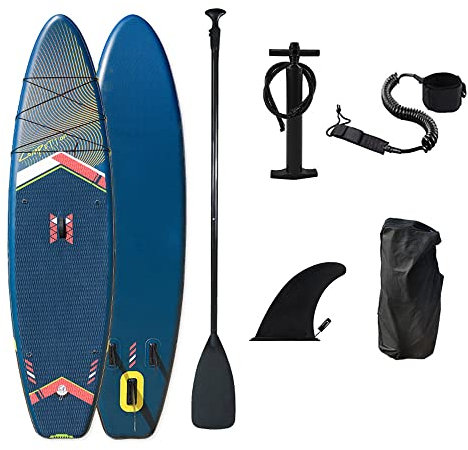 Jemora Aufblasbares Stand-Up Surfboard Seaside Beach Wasserski Surfboard Pulp Board Wassersport PVC Surfboard Paddle Board Surfbrett