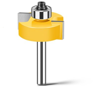 WOBLLMX Punta per fresa a disco con gambo da 8 mm, L11 mm, lama in carburo di 2 denti, fresa durevole e affilata per utensili da taglio del legno