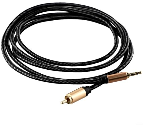 Câble coaxial audio vidéo pour stéréo SPDIF, pour RCA vers 3 5 mm pour, transmission sans bruit (2 m)