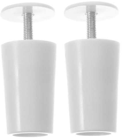 FUNOMOCYA 2pcs Plastic Blind Stoppers for Blinds and Curtain White
