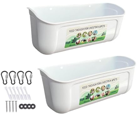 Hühnerfutterhäuschen - große Kapazität Geflügel Fütterungstrog für Hühner | Hühnerfuttermittelbehälter | Viehnahrungsmittelspender für Innenräume im Freien Coop Hähne Hühner Viehvögel