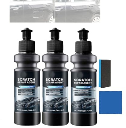 Potente removedor de arañazos para vehículos, kit restaurador de pintura para todo tipo de superficies pintadas. (3PCS)