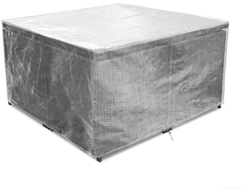 Transparente Abdeckung für Gartenmöbel, robuster Schutz vor Elementen (200 x 160 x 71 cm)