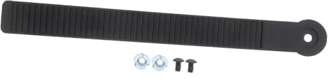 Alipis Correa de Fijación para Snowboard y Patines, Correa Ajustable Negra 200 Mm Hebilla Resistente, Tornillo Incluido, Compatible Equipos de Patinaje y Deportes al Aire Libre